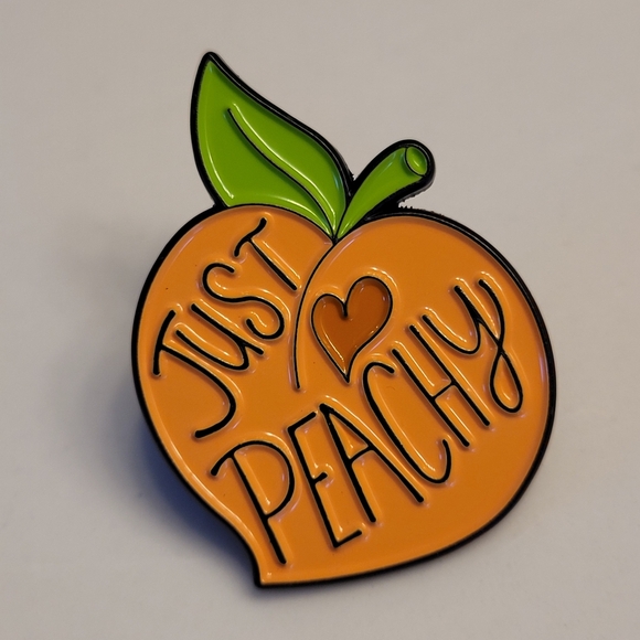 Just Peachy Enamel Pin - Picture 10 of 11
